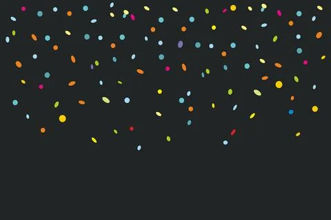 Colorful confetti background Stock Illustration