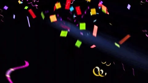Colorful Confetti Effect in Slow Motion 4k 스톡 동영상 314265149