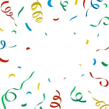 Colorful confetti explosion background. Celebration congratulations confetti Stock Illustration