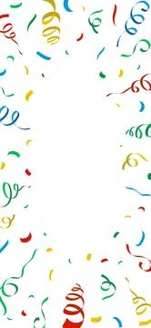 Colorful confetti explosion background. Festive phone wallpapers, greeting card Stock Illustration