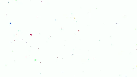 Colorful confetti explosion with transparent background Stock Footage 336179957