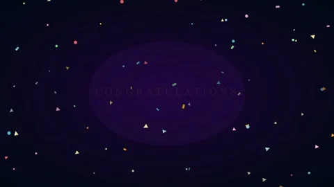 Colorful Confetti Falling Animation Loop | Celebration Overlay Background 4K 스톡 동영상 333632428