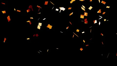 Colorful Confetti Falling bithday, New year party Celebrate the holidays Stock Footage 301872992