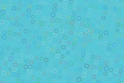 Colorful confetti falling on blue background for celebration Stock Illustration