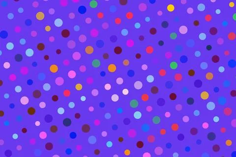 Colorful confetti falling on blue background for celebration Stock Illustration
