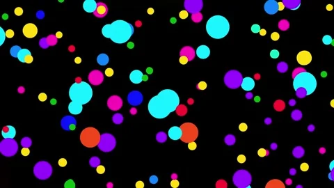 Colorful confetti falling  creating a festive and joyful atmosphere. Stock Footage 311073031