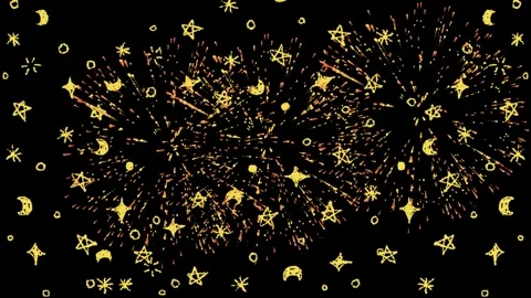 Colorful confetti falling randomly. Abstract dark background with explosion.. Stock Footage 307187461