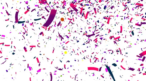 Colorful confetti Stock Footage 32879038