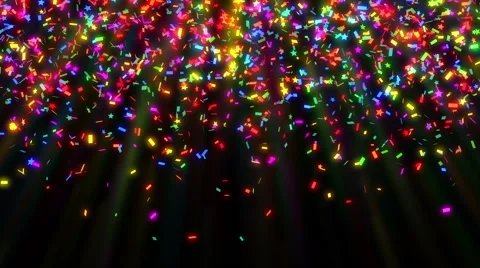 Colorful Confetti Stock Footage 46684281