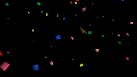 Colorful Confetti Stock Footage