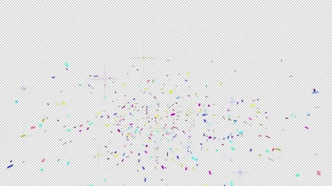 Colorful confetti. Stock Footage 245706305