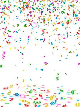 Colorful confetti Stock Illustration