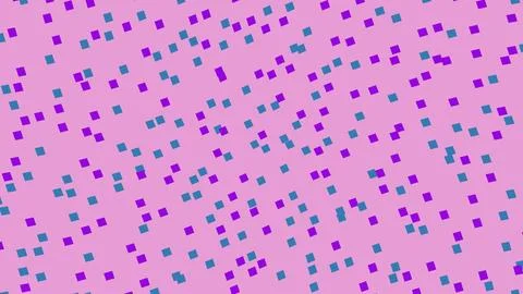 Colorful confetti pattern on a bright pink background イラスト素材