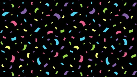 Colorful confetti pattern vertical Stock Footage 255220832