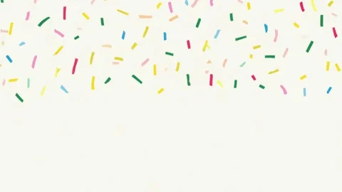 Colorful confetti pieces falling on light background, abstract background a.. Vidéo 342044872