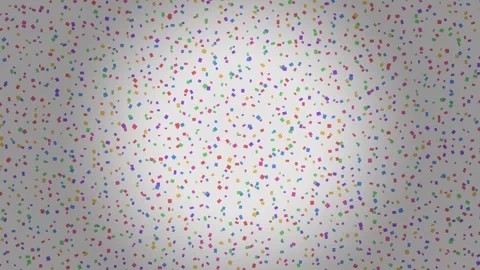 Colorful confetti scattered on a light background for Stock Footage 338224524