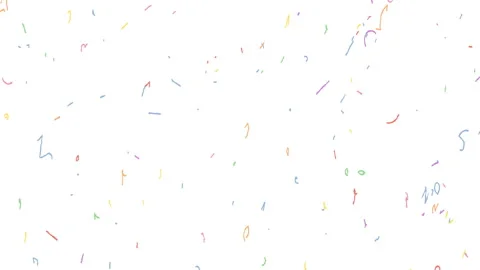 Colorful Confetti Texture Animated Loop Video Background for Creative Projects Stock Footage 303436994
