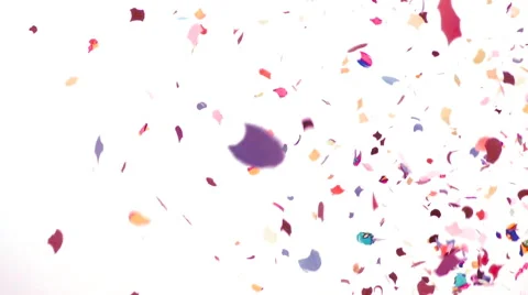 Colorful Confetti Video - Slow Motion Video stock 59191535