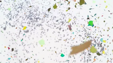 Colorful Confetti Video - Slow Motion Stock-Footage 59226185