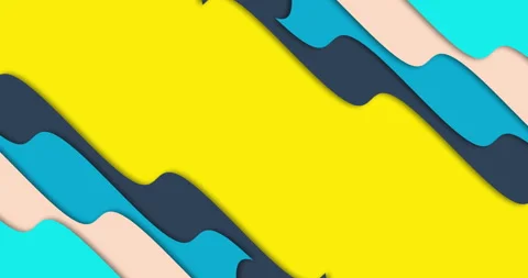Colorful Contrast Paper Layers Background Animation 4K. 動画素材 341274522