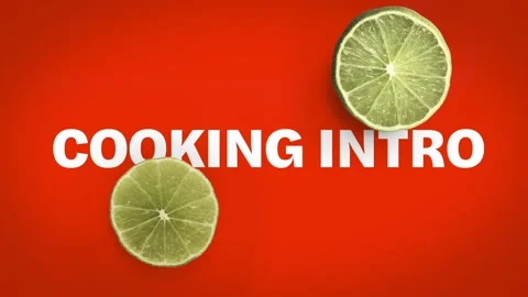 Colorful Cooking Intro Stock After Effects