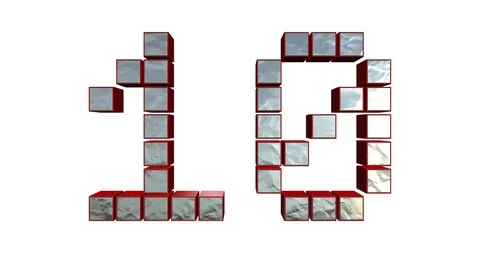 Colorful Countdown Numbers 10 To 0 Stock Footage 112935562