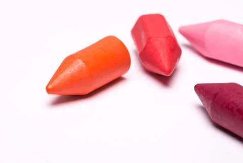 Colorful crayons Stock Photos