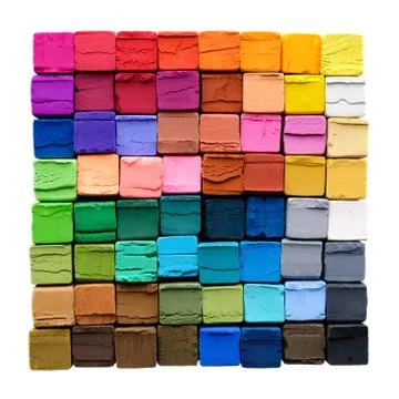 Colorful crayons Stock Photos