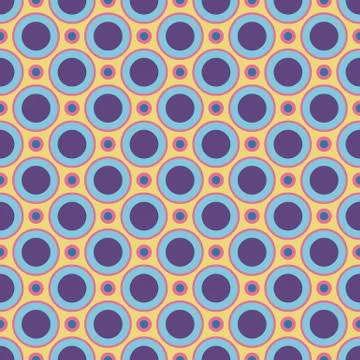 Colorful crazy  seamless pattern Stock Illustration