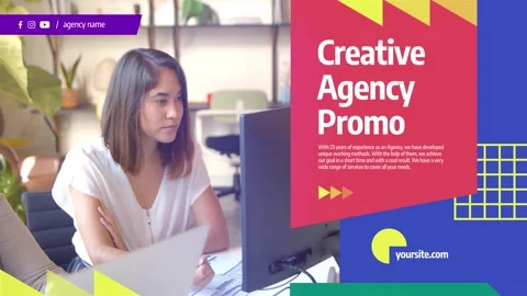 Colorful Creative Agency Slideshow Stock After Effects