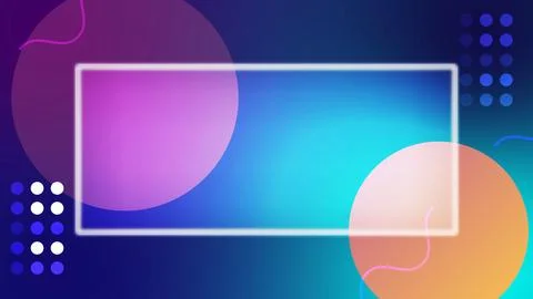 Colorful creative glass morphism background. Modern Frosted Glass UI Frame .. Illustrazione stock