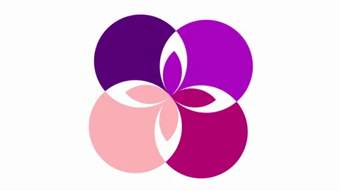 Colorful Creative Shape Animation Background Stock Footage 244894474