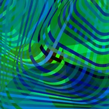 Colorful creative twisted abstract background with colorful distorted wavy li イラスト素材