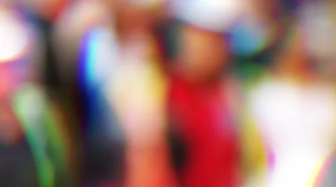Colorful crowd blurs Stock Footage 54797866