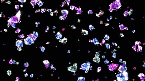 Colorful crystal Stock Footage 66857681