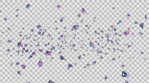 Colorful crystal Stock Footage 66857909