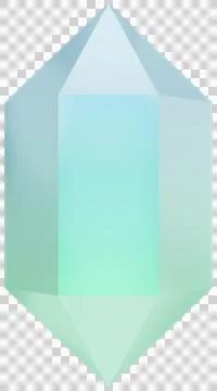 Colorful crystal gem Illustrazione stock