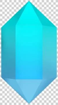 Colorful crystal gem Stock Illustration
