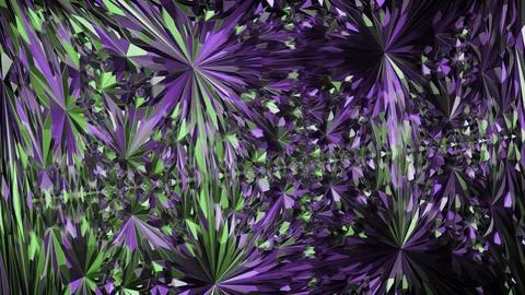 Colorful crystal pattern in motion. Design. Abstract pattern in motion of Stock Illustration