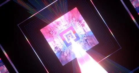 Colorful cube Stock Illustration