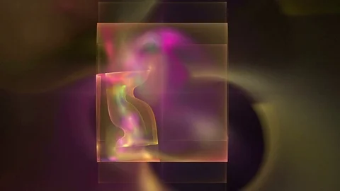 Colorful cube pattern abstract motion background Stock Footage 70738010