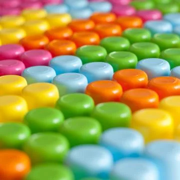 Colorful cubes Stock Photos