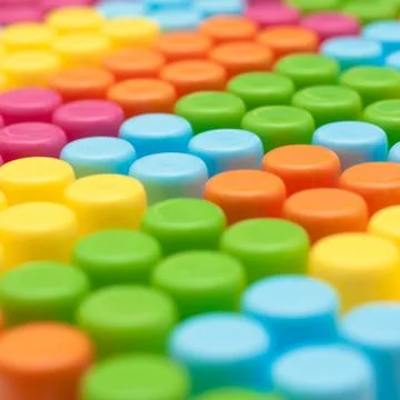 Colorful cubes Stock Photos