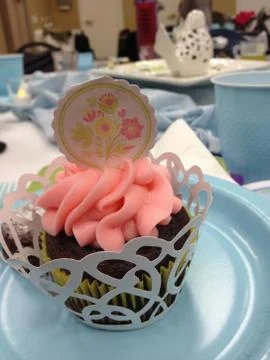 Colorful cupcake Stock Photos