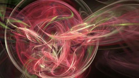 Colorful curves abstract loop motion background Stock Footage 91144331