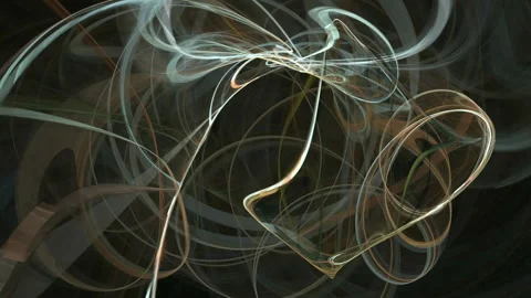 Colorful curves abstract loop motion background Video stock 91144622
