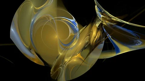 Colorful curves pattern abstract motion background Stock Footage 70737967