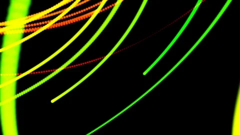 Colorful dance lines Stock Footage 95661515