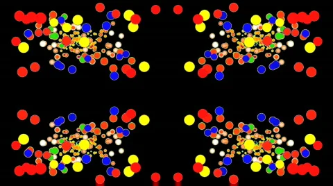 Colorful dancing circles Stock Footage 277946