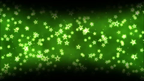 Colorful Dark Border Animation with Star Shapes - Loop Green Stock Footage 83592166